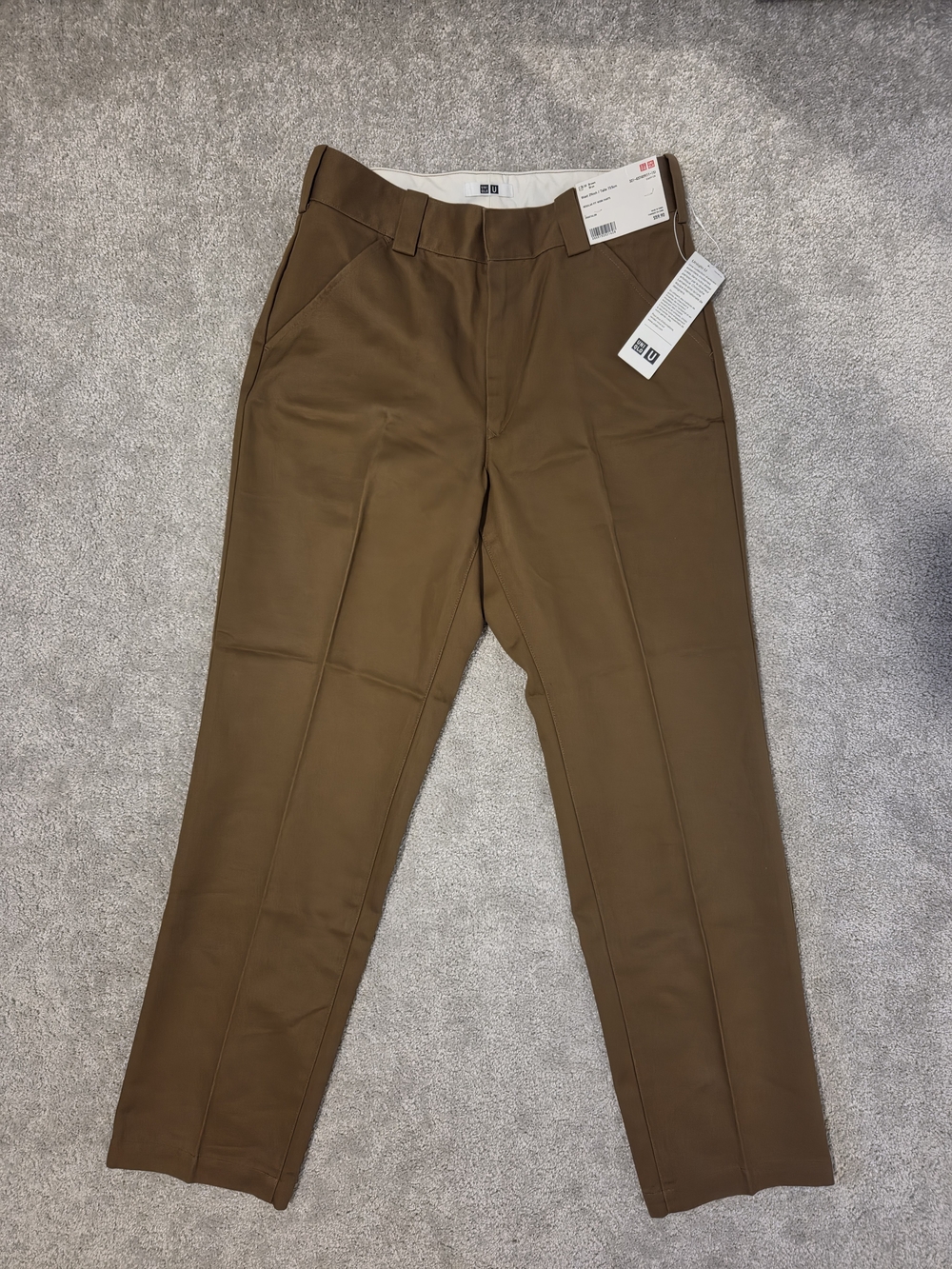 NEW UNIQLO U REGULAR FIT WORK PANTS